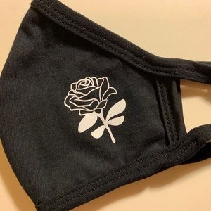Rose Mask Flower Mask Floral Print Face Mask Cute